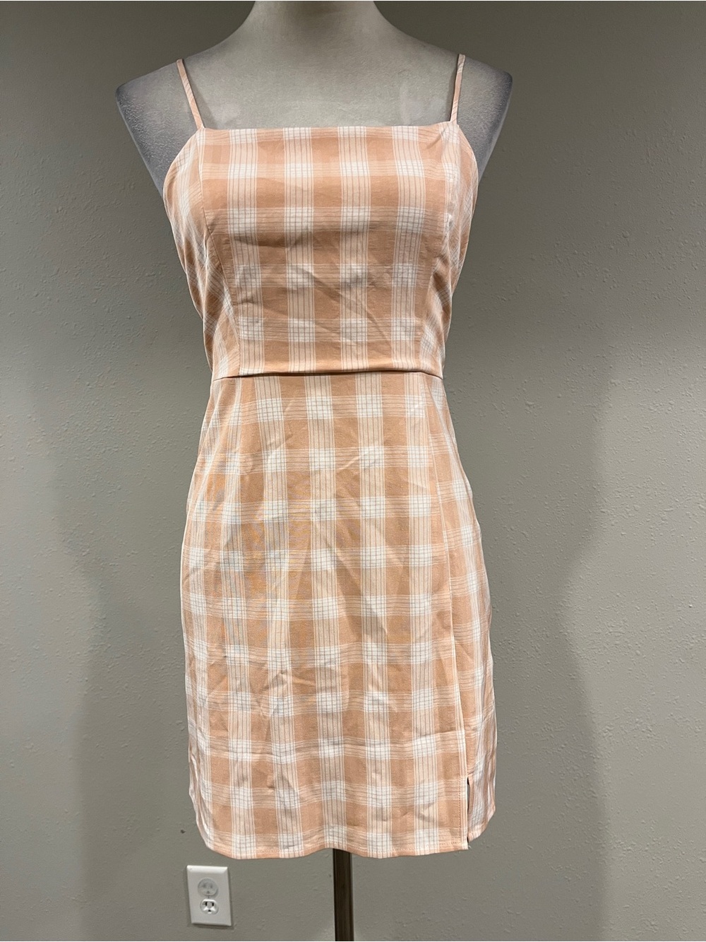 BP Plaid Spaghetti Strap Mini dress size small